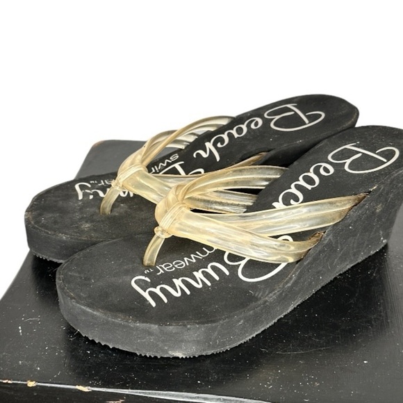 Beach Bunny Wedge Flip Flops - Picture 2 of 6